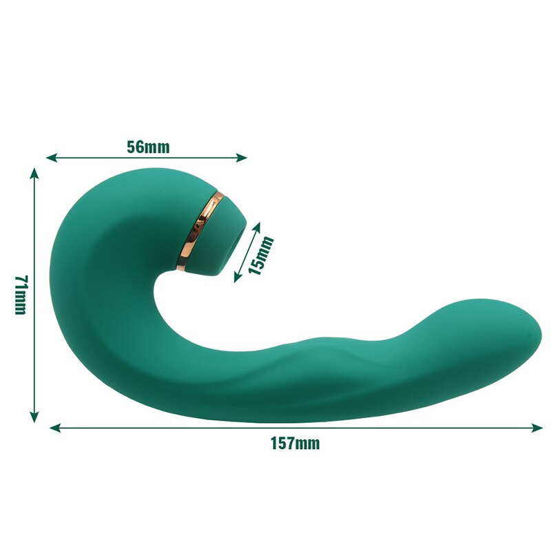 Abhoth Female Vibrator Sex Toys Sucking Vibrator 10 Frequency Vibration + Sucking G-Spot Stimulation Masturbator Adult Products