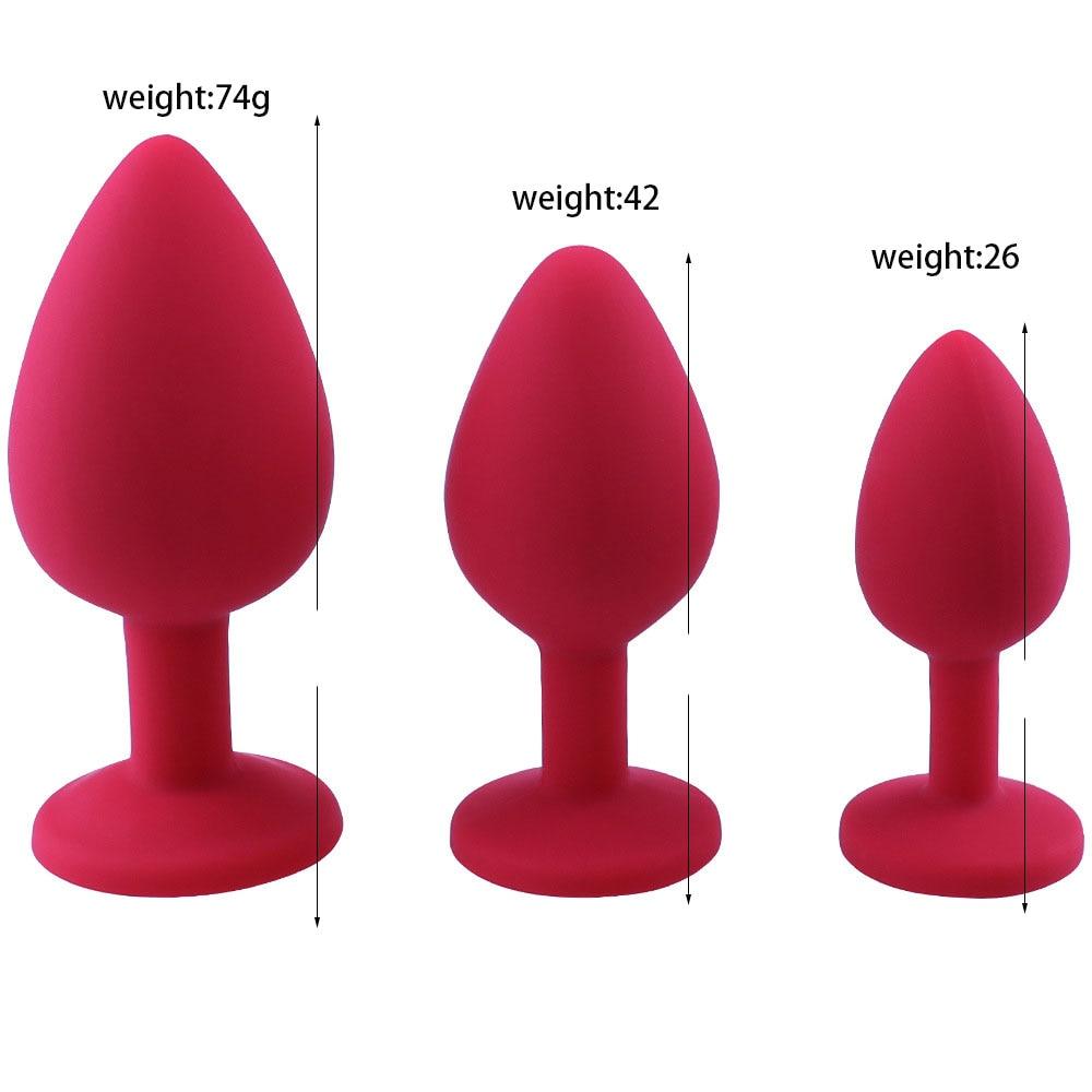 Adult Game Silicone Anal Plug Jewelry Dildo Vibrator Sex Toys for Woman Prostate Massager Bullet Vibrador Butt Plug For Men Gay