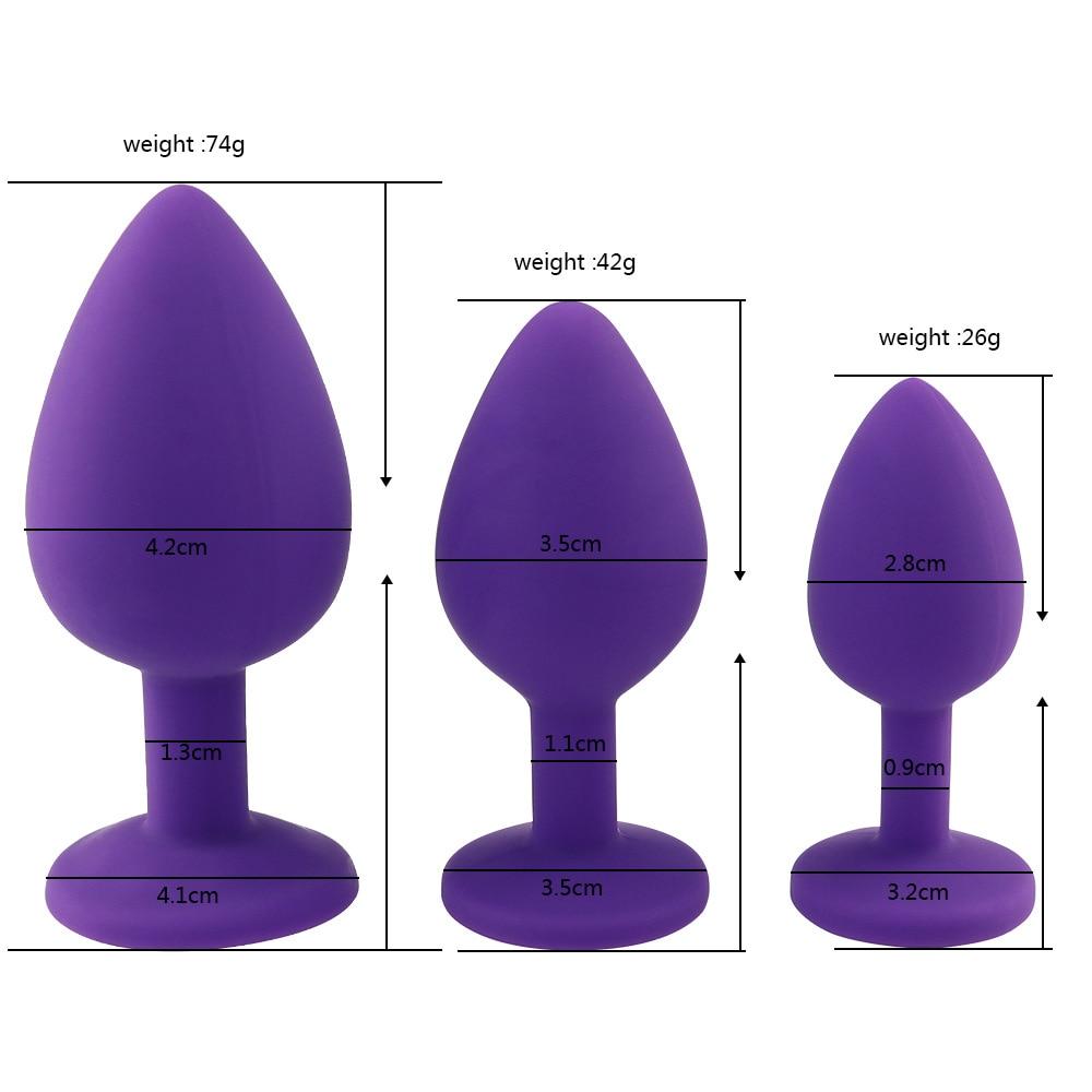 Adult Game Silicone Anal Plug Jewelry Dildo Vibrator Sex Toys for Woman Prostate Massager Bullet Vibrador Butt Plug For Men Gay