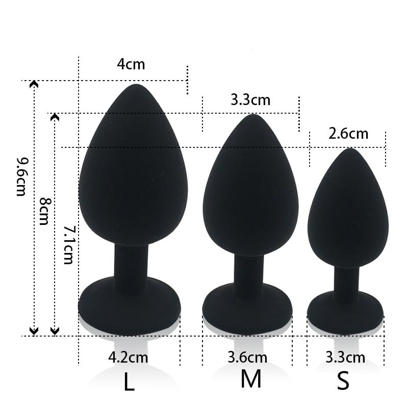 Adult Game Silicone Anal Plug Jewelry Dildo Vibrator Sex Toys for Woman Prostate Massager Bullet Vibrador Butt Plug For Men Gay