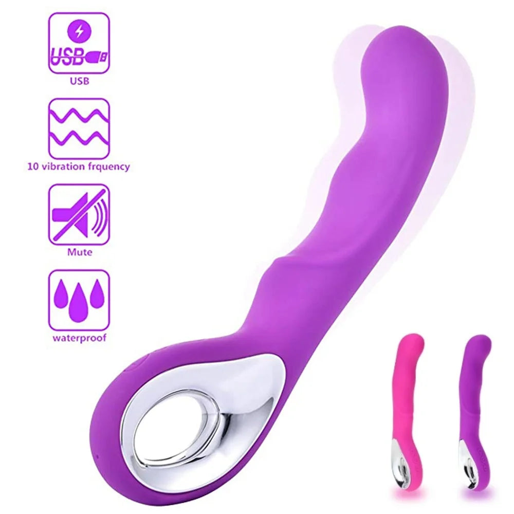 Adult Vibrator Clitoris Nipple G-spot Tease Dildo Stimulator Massager Vagina Masturbator Sex Toys for Women Couples