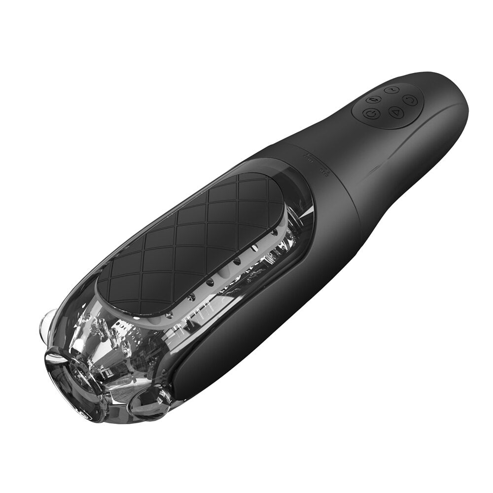 Aeclove Automatic Vibrators for Men Powerful Clamping & Suction Pocket Pussy Male Masturbators Toys Soft Realistic Vagina