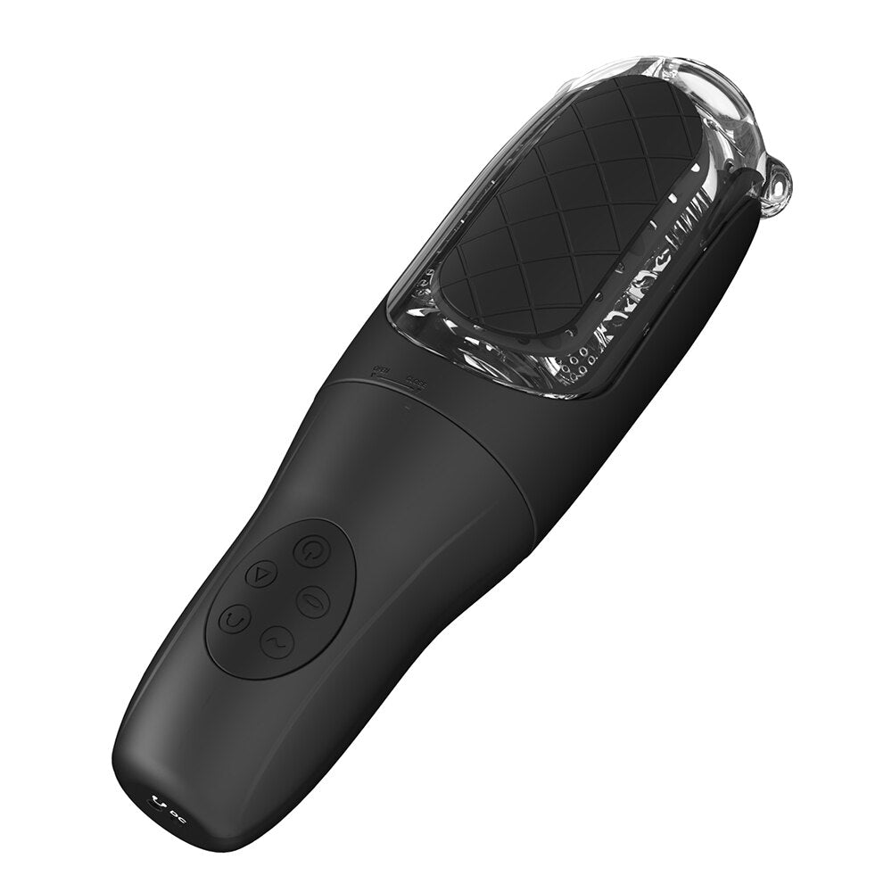 Aeclove Automatic Vibrators for Men Powerful Clamping & Suction Pocket Pussy Male Masturbators Toys Soft Realistic Vagina