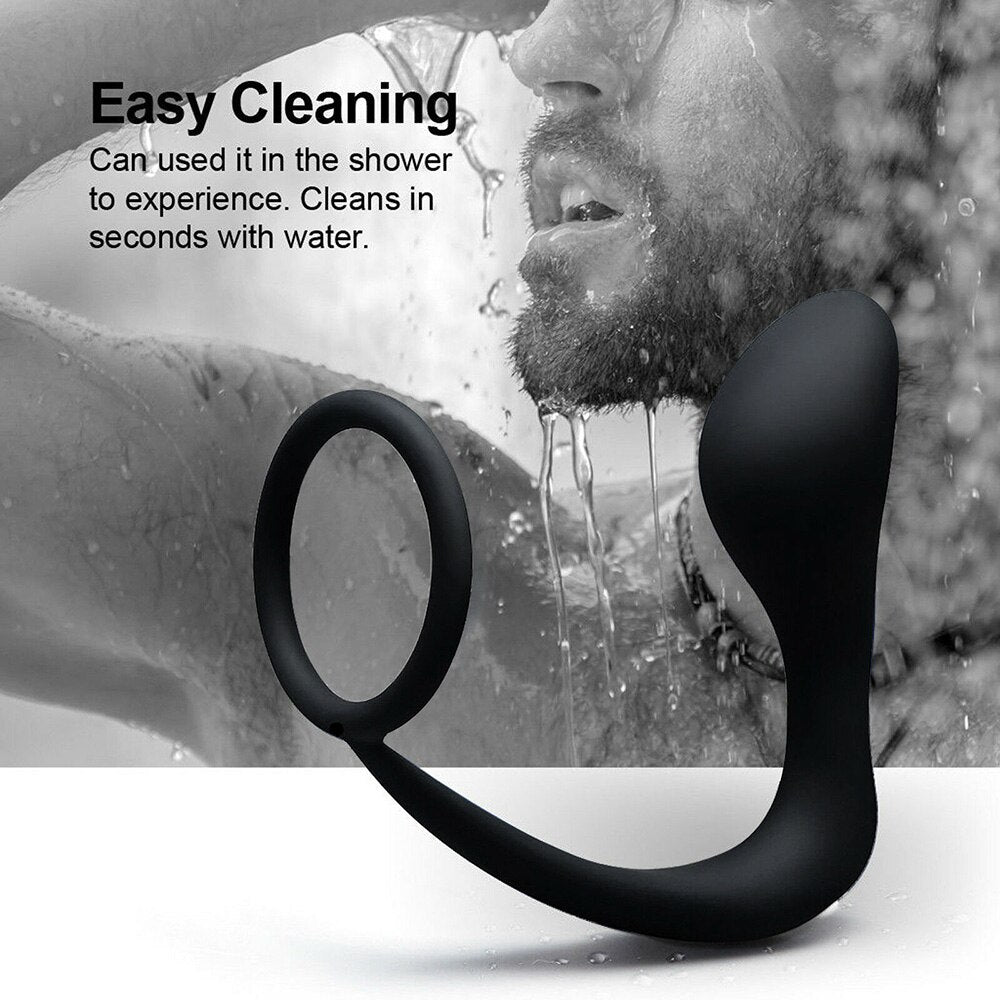 Anal Plug Prostate Massager Cock Ring Anal Plug Dildo G-Spot Butt Plug Adult Toys Anal Toys for Women Men Gay Sex Shop