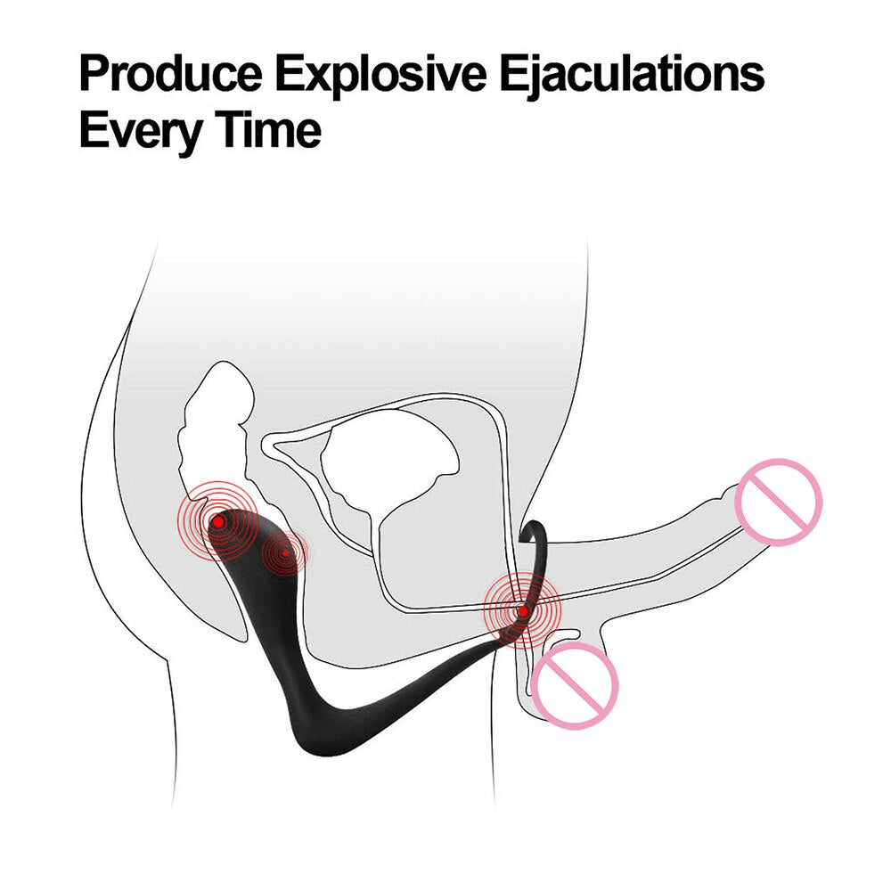 Anal Plug Prostate Massager Cock Ring Anal Plug Dildo G-Spot Butt Plug Adult Toys Anal Toys for Women Men Gay Sex Shop