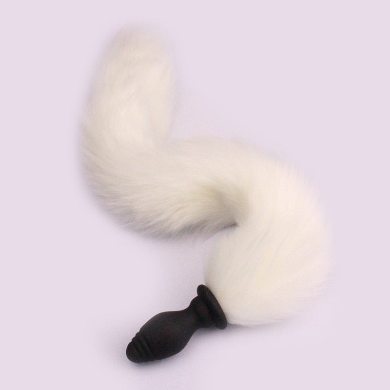 Anal Plug Fox Tail for Adults Cosplay Remote Control Butt Plug Sex Toys Erotic Games for Couples