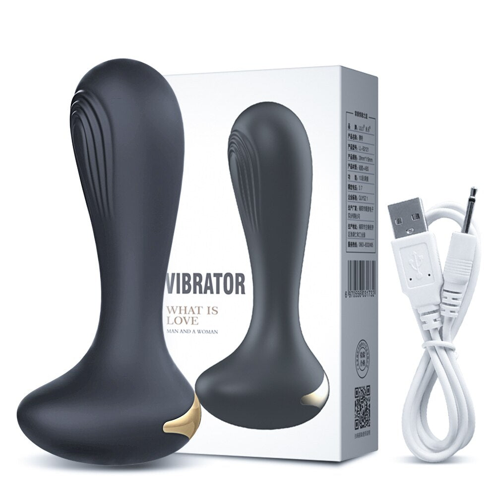 Anal Plug Vibrator Female Arousal Butt Plug for Women, Men, Transgender, Silicone Sex Toys for Men or Gays