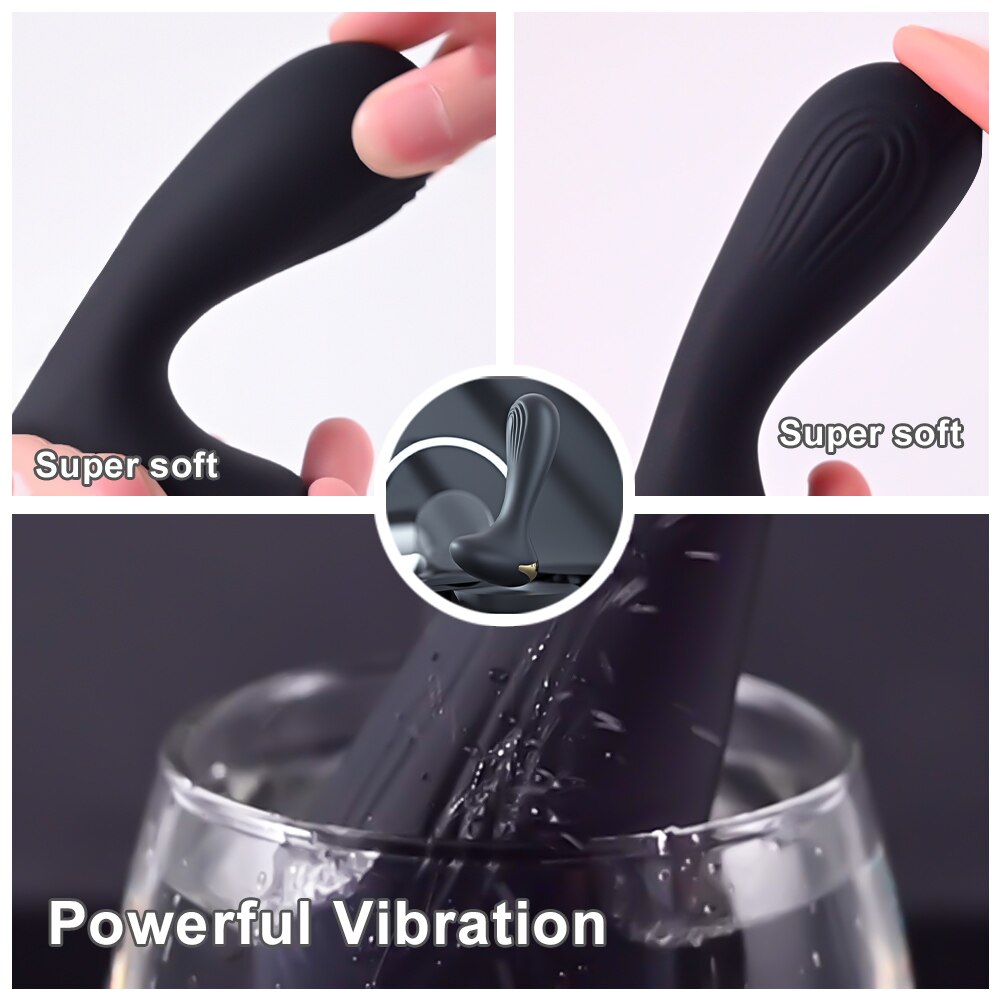 Anal Plug Vibrator Female Arousal Butt Plug for Women, Men, Transgender, Silicone Sex Toys for Men or Gays