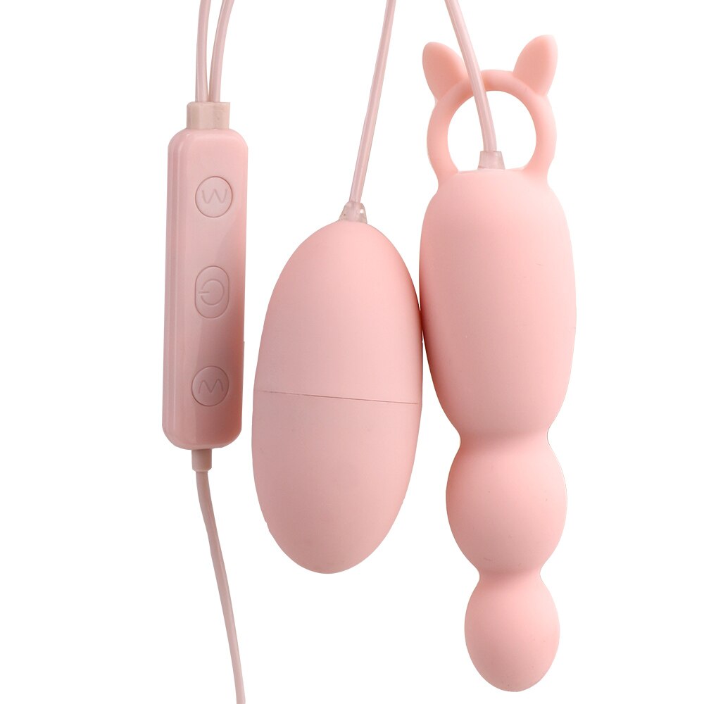 Anal Plug Vibrator, Tongue Vibrators, Clitoris Stimulator, Sex Toys for Women, Nipple Licking, USB Power, G-Spot Massage, Vibrating Egg