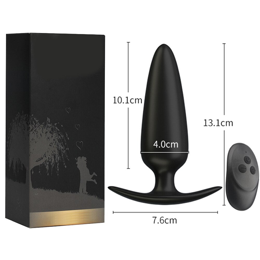 Anal Vibrator สำหรับ Man ไร้สายรีโมทคอนโทรลซิลิโคน Butt Plug สำหรับเกย์ Plug เพศของเล่นสำหรับผู้หญิงผลิตภัณฑ์สำหรับผู้ใหญ่ต่อมลูกหมากนวด