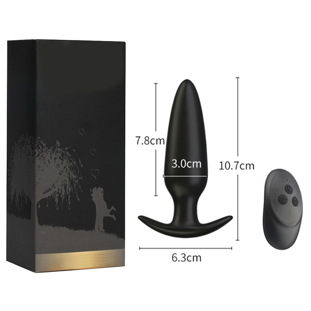 Anal Vibrator สำหรับ Man ไร้สายรีโมทคอนโทรลซิลิโคน Butt Plug สำหรับเกย์ Plug เพศของเล่นสำหรับผู้หญิงผลิตภัณฑ์สำหรับผู้ใหญ่ต่อมลูกหมากนวด