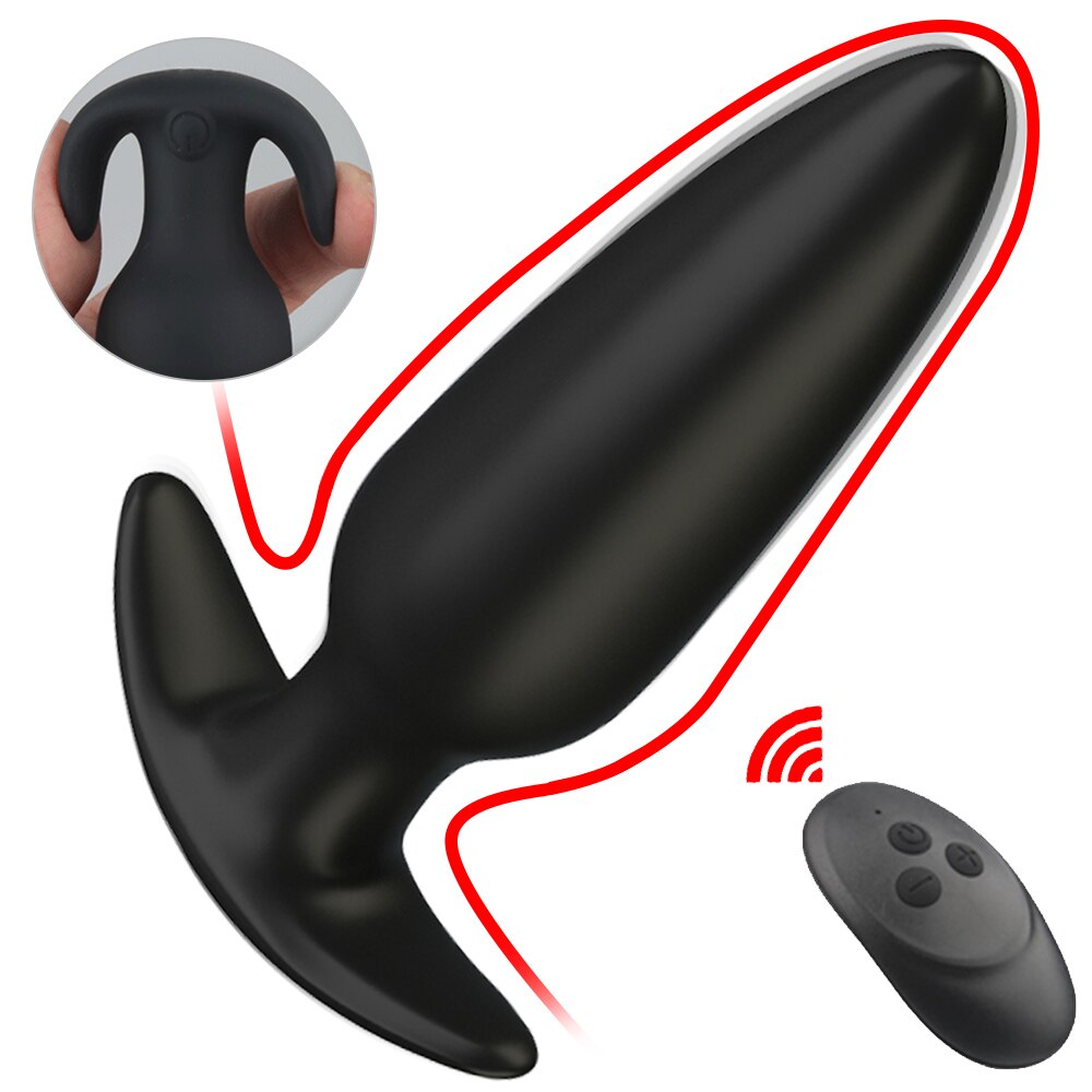 Anal Vibrator สำหรับ Man ไร้สายรีโมทคอนโทรลซิลิโคน Butt Plug สำหรับเกย์ Plug เพศของเล่นสำหรับผู้หญิงผลิตภัณฑ์สำหรับผู้ใหญ่ต่อมลูกหมากนวด