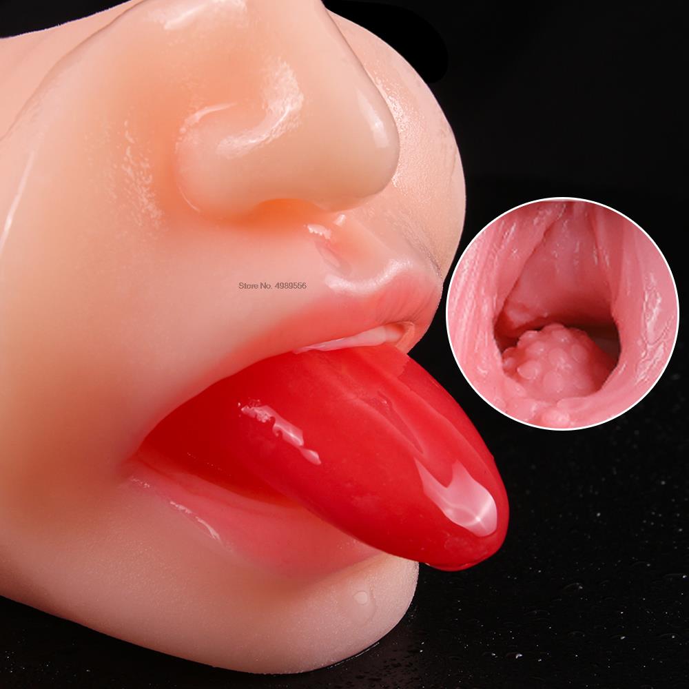 Vaginal Anal Blowjob Adult Toys Pussy Manual Sex Excited Realistic Machine Oral with Tongue Male Penis Masturbators