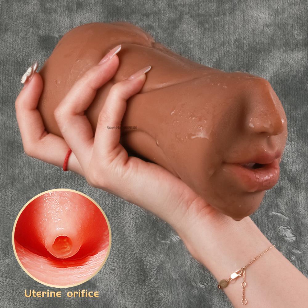 Vaginal Anal Blowjob Adult Toys Pussy Manual Sex Excited Realistic Machine Oral with Tongue Male Penis Masturbators
