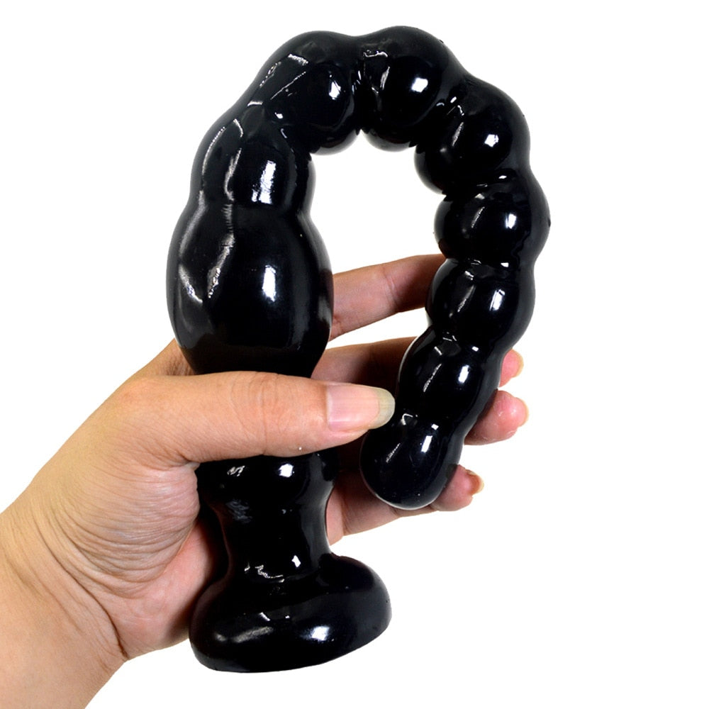 Anus Backyard Beads Anal Balls Long Anal Plug with Suction Cup Prostata Massage Butt Plug Sex Toys for Women Men Adults Products