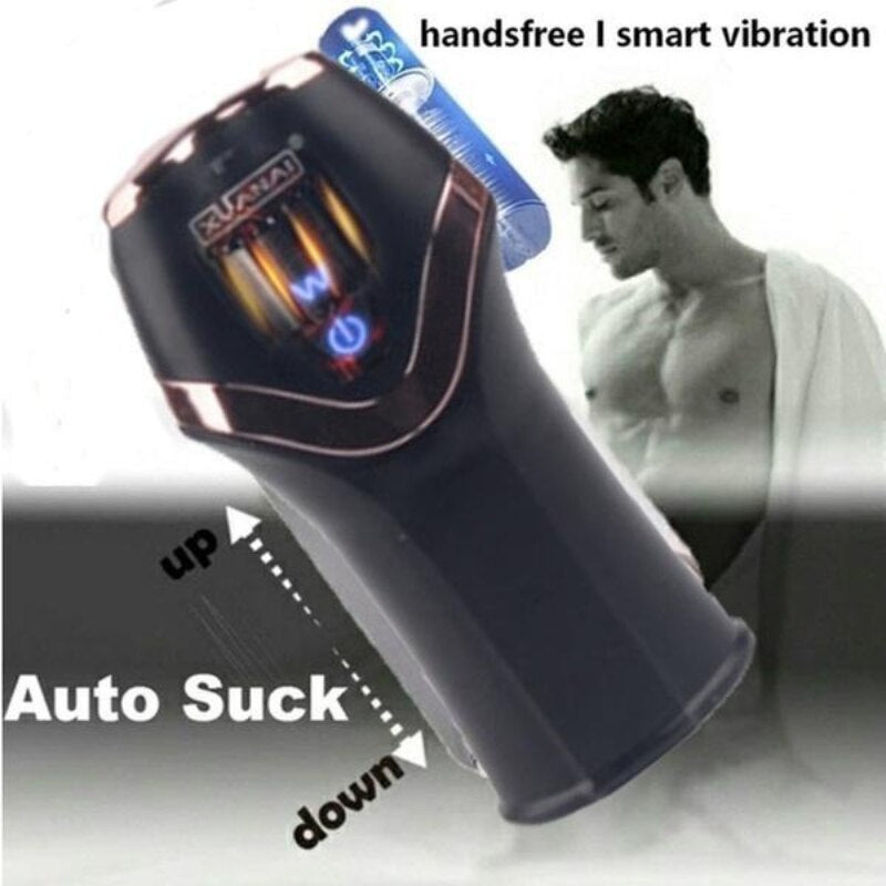 Soft Automatic Male Masturbation Cup Adult Male Trainer Vibrating Masturbator Sex Toy Vibrating Massage Toy for Man