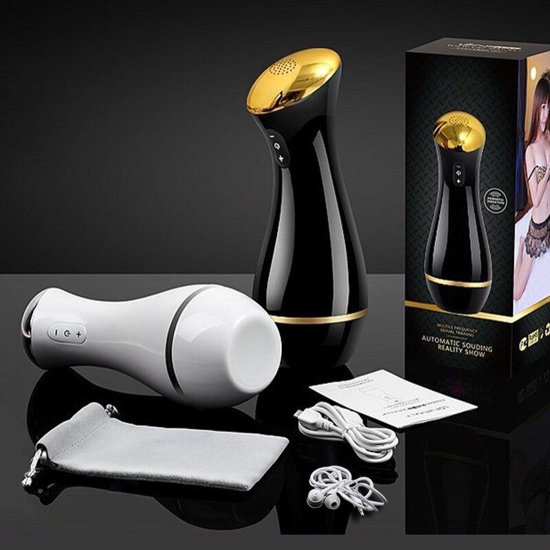Automatic Male Masturbator for Men, Electric Telescopic Pocket Vagina, Real Pussy Adult Erotic Sex Toys for Men, Masturbation Aids