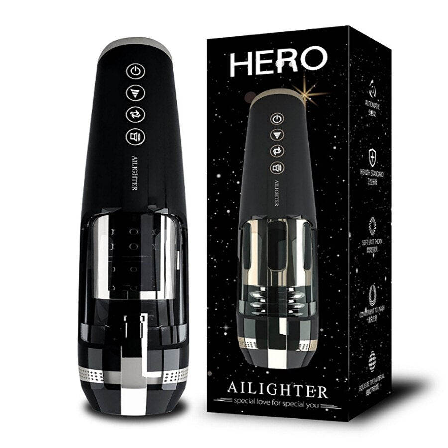 Automatic Piston Telescopic Rotation Male Masturbator Cup Blowjob Masturbator for Men Penis Sucker Vibrator Handsfree Sex Machine