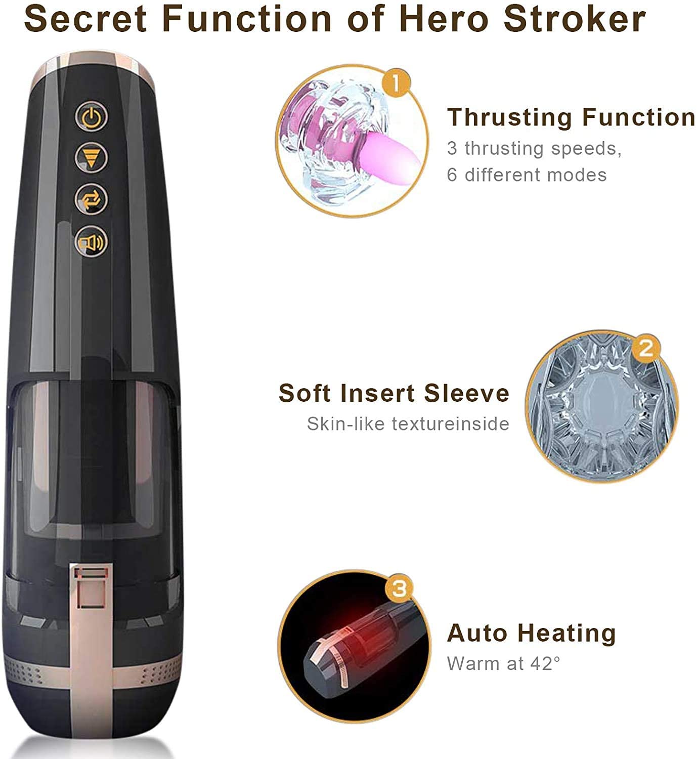 Automatic Piston Telescopic Rotation Male Masturbator Cup Blowjob Masturbator for Men Penis Sucker Vibrator Handsfree Sex Machine
