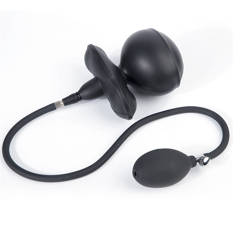 BDSM Super Huge Mouth Gag Strapless Inflatable Expansion Open Mouth Gag Restraint Bondage Adult Sex Toys for Woman Couples Slave
