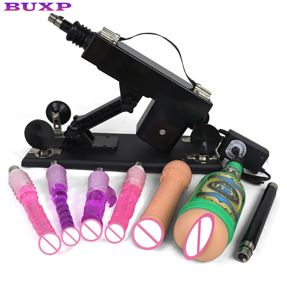 BUXP 3XLR เครื่องปืนอัตโนมัติ Masturbation Quiet Love เครื่อง Stronger Vibrator สำหรับสตรีและผู้ชายปลอดภัย Confidential Packe