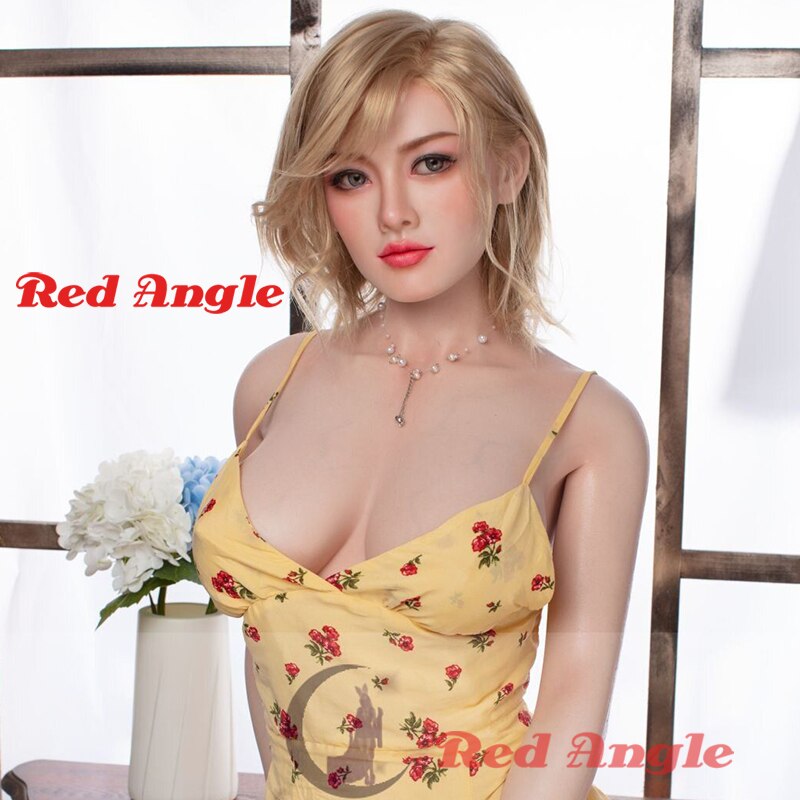 Newest Red Corner Planted Blonde Beaut Lady Platinum Silicone Sex Doll for Men Boneca Japanese Masturbadoras Eletricas