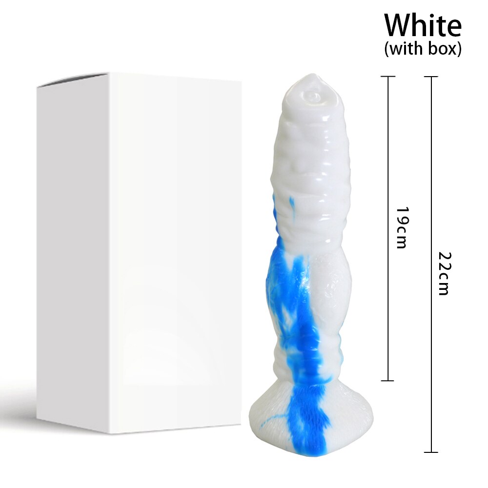 Big Silicone Animal Wolf Dildo Animal Penis G-spot Stimulation Sex Toys for Men Women Lesbian Gay Sex Shop Erotic Adults Product