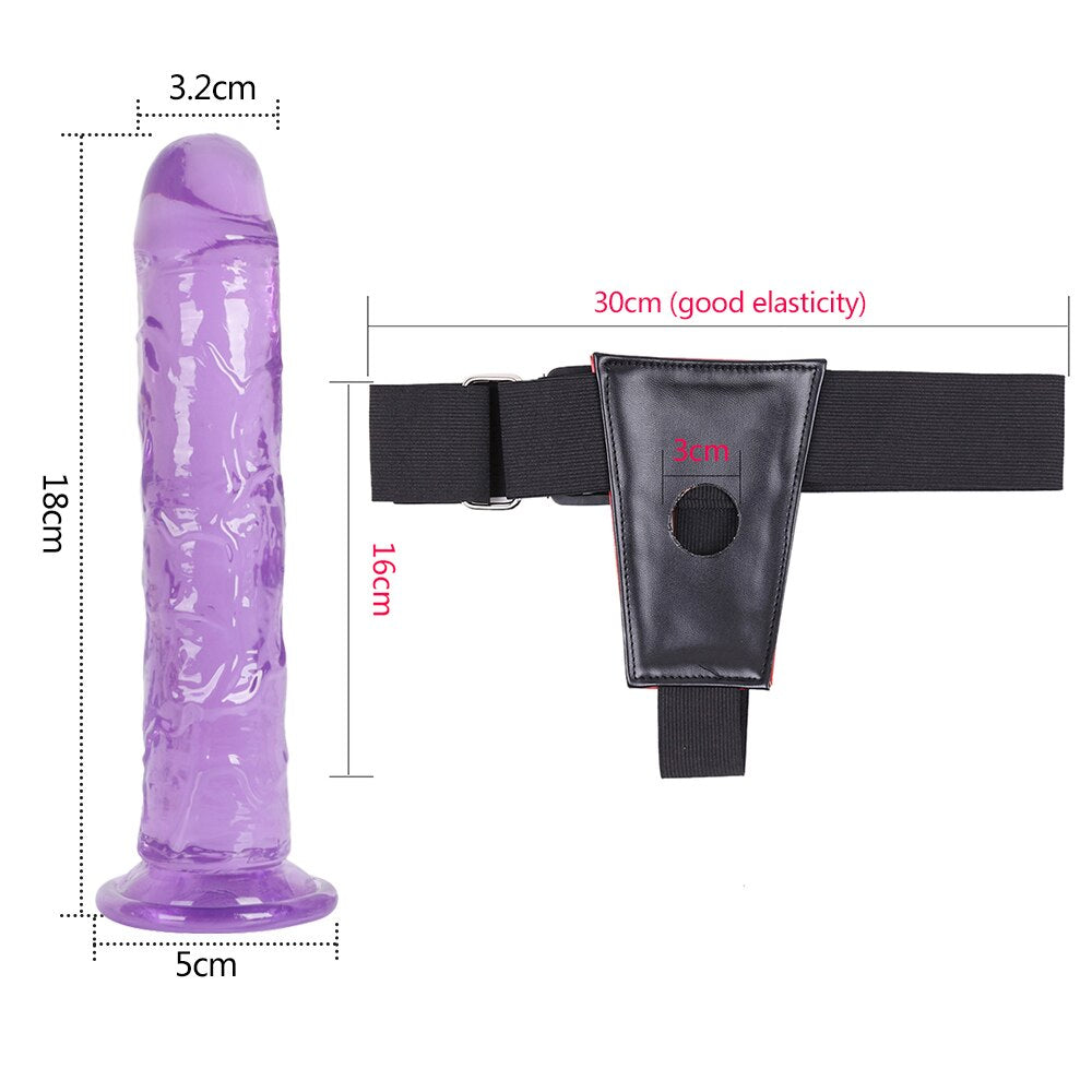 Bondage Dildos Wearable Strapon Dildo Panties for Lesbian Women Underwear Strap-on Dildos Realistic Penis Pants Adult Games