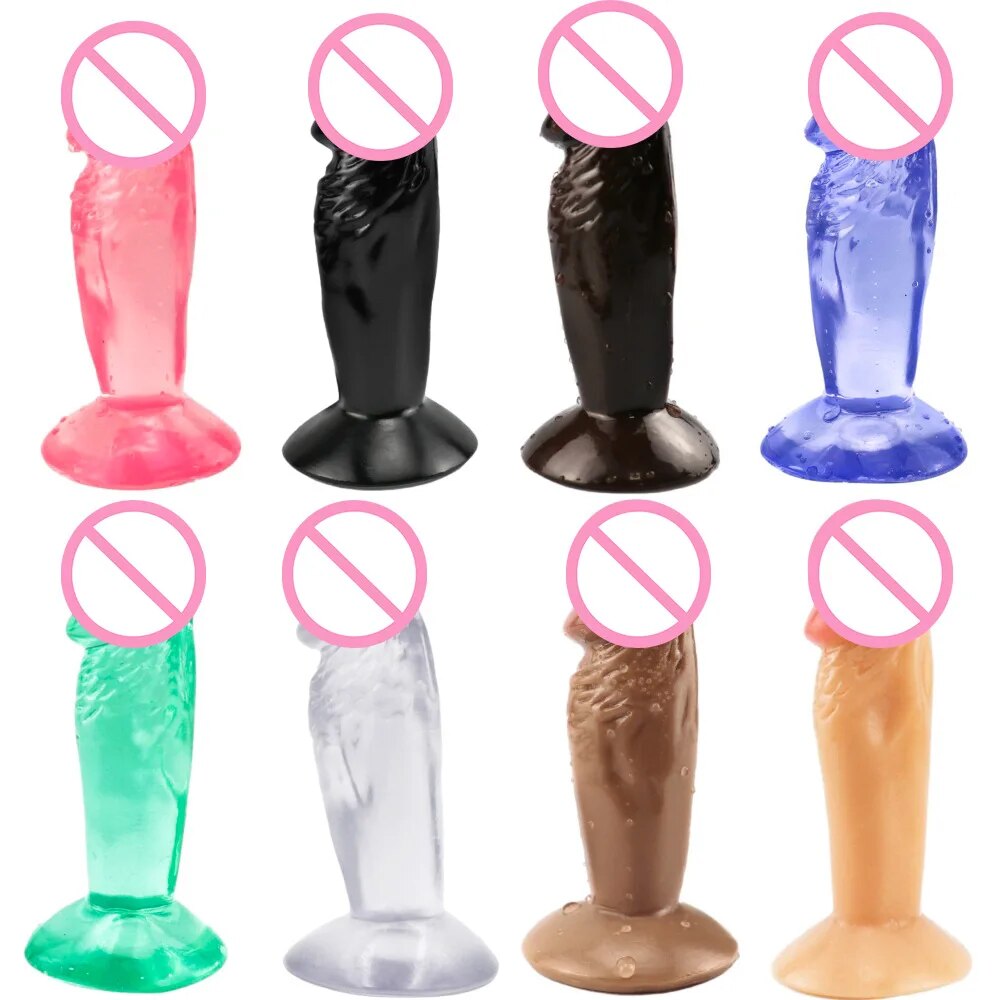 Small Dildo Multi-color Dildos for Women Thick Anal Plug Female Masturbator Adult Sex Toy Juguetes Sexuales Men Toy