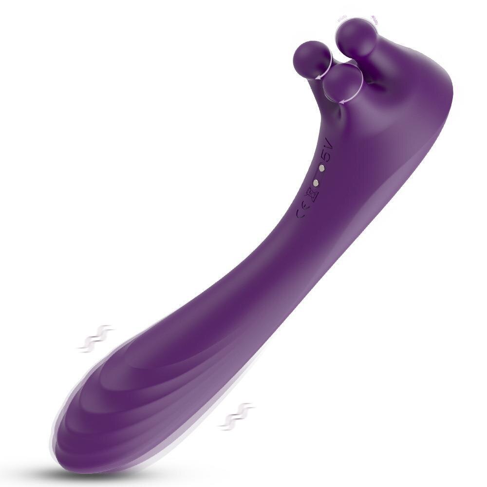 Claw Shape Kneading Nipple G Spot Vibrator Waterproof for Women Tease AV Magic Wand Breast Clitoris Massage Masturbator Sex Toy