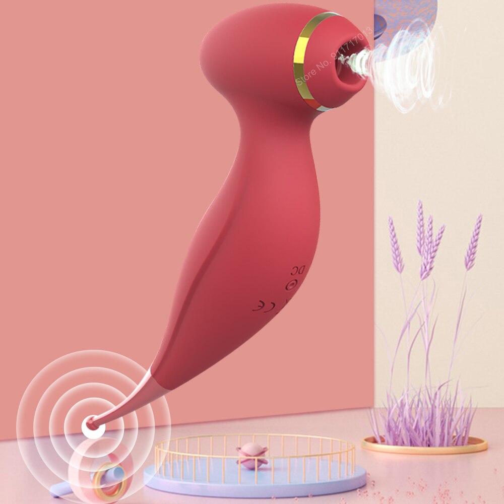 Clit Sucker Vibrator Nipple Powerful Suction Blowjob Clitoris Stimulator Sex Erotic Toy for Women Vagina Masturbator Product