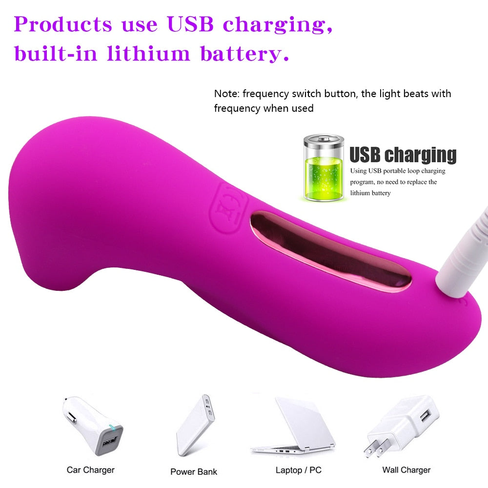 Clit Sucker Vibrator, Blowjob, Tongue Licking, G-Spot Massage, Clitoris Stimulator, Nipple Sucking Erotic Sex Toys for Women Sexo