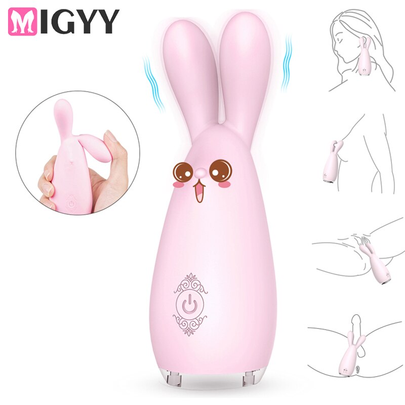 กระต่าย Clitoral Stimulator Vibrators สำหรับผู้หญิงช่องคลอด Clit Massager สำหรับหัวนมอมควยหญิง Masturbation Sex ของเล่นสำหรับผู้ใหญ่