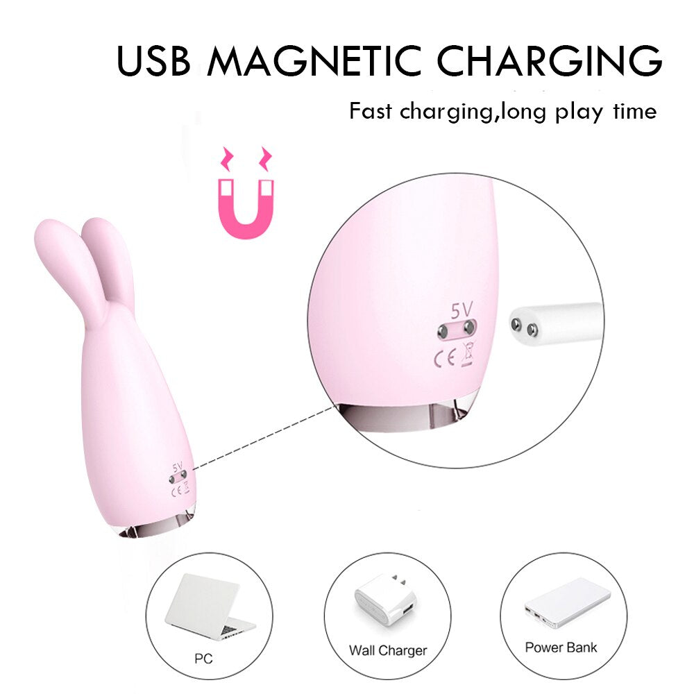 Rabbit Clitoral Stimulator Vibrators for Women, Vaginal Clit Massager, Nipple Sucker for Female Masturbation, Adult Sex Toys
