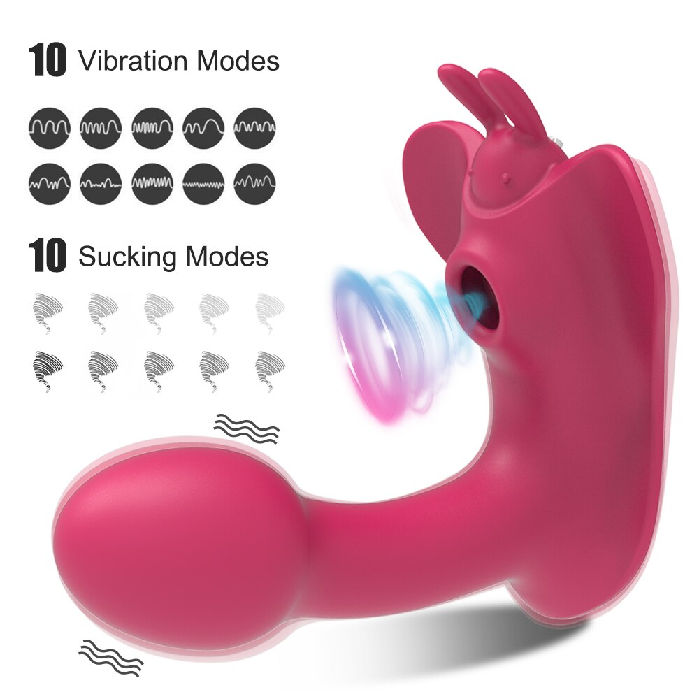 Clitoral Sucking Vibrator หญิงรีโมทคอนโทรล Clit Sucker Clitoris Stimulator จริง Dildo สั่นเซ็กซ์ทอยสำหรับผู้หญิงผู้ใหญ่18