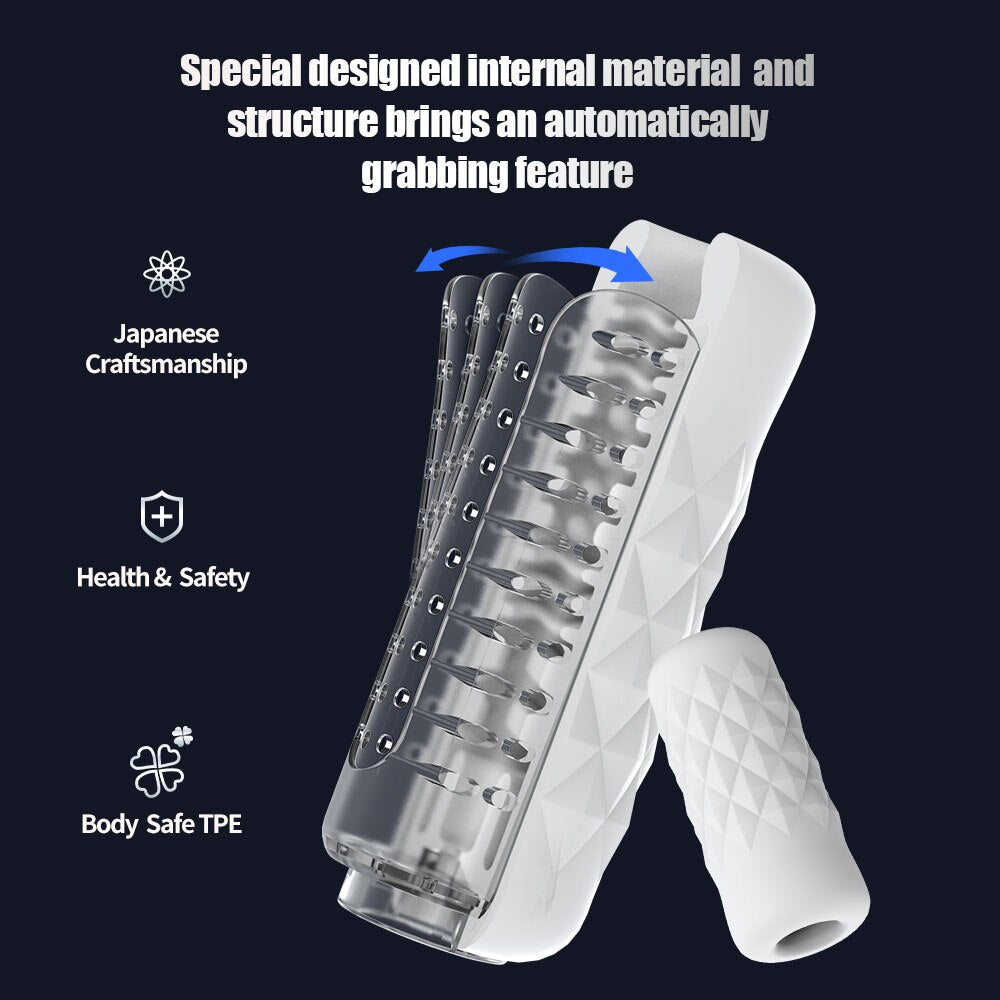 Automatic Suction Male Masturbator Pusher Speed Control Lifelike Vagina HIFI Bluetooth Speaker Sex Toy for Men