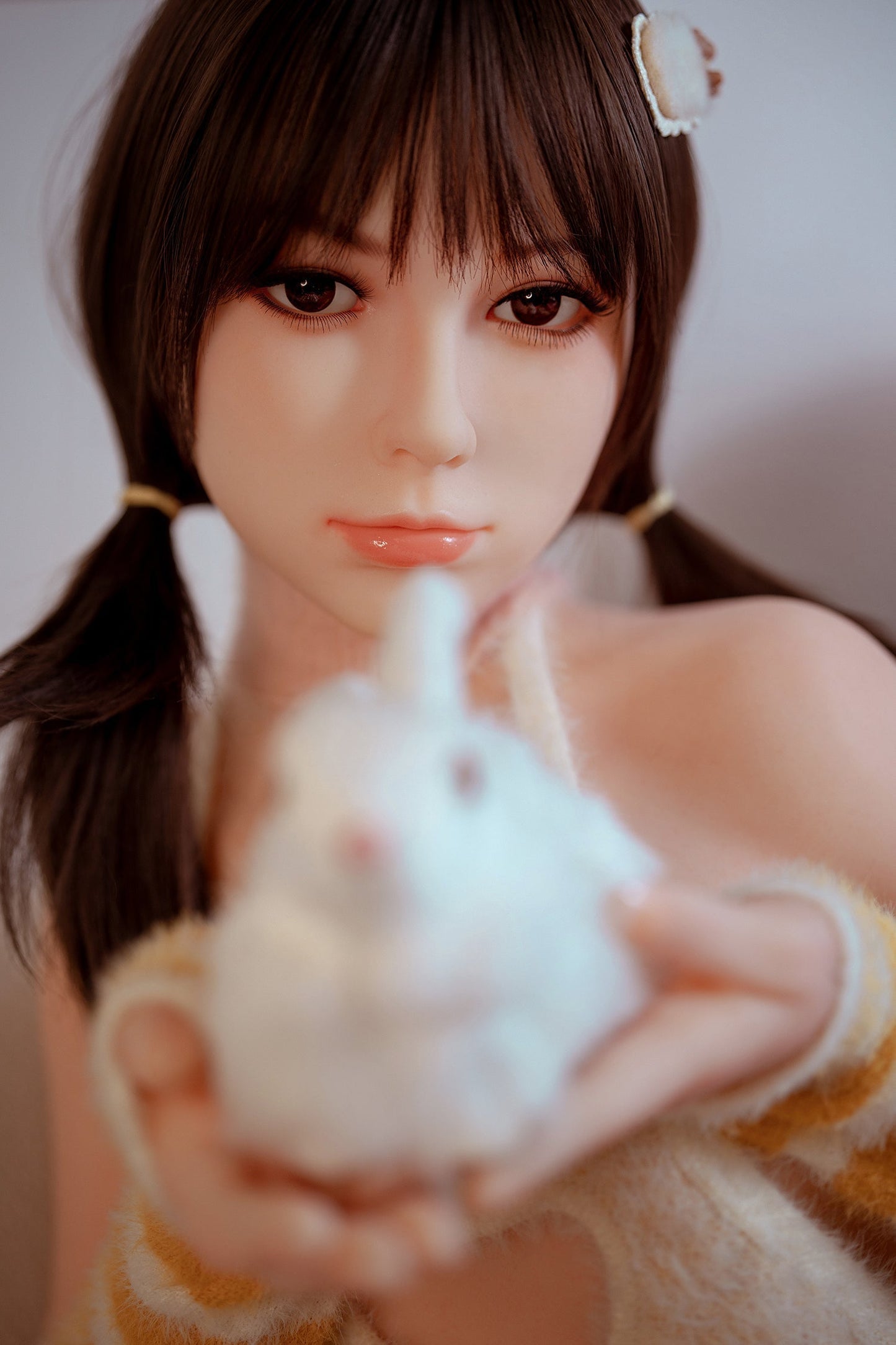 Norma / 150cm Head Full TPE Asian Girl Realistic Flat Chest Sex Doll [thdoll-1008]