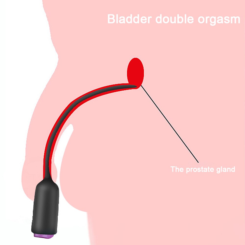 Single Frequency Urethral Dilators Penis Vibrator Insert Horse Eye Stick Dilator Male Masturbation Sex Toys for Men