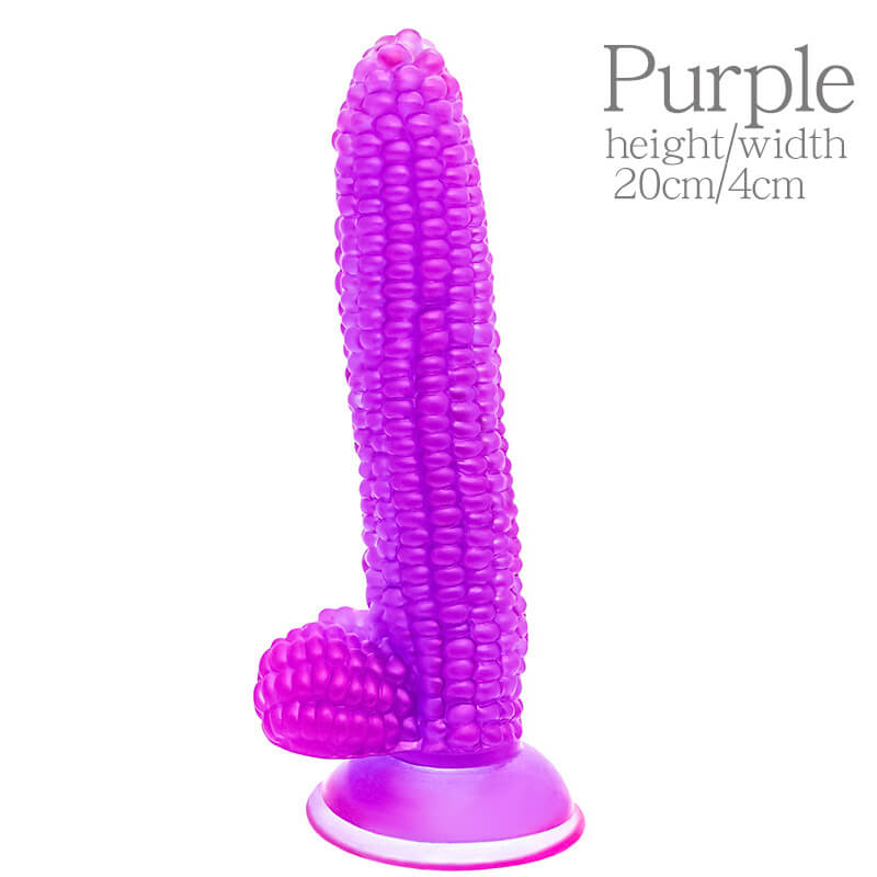 Realistic Silicone Corn Dildo Anal Plug Suction Cup Vegetable Dildo Sex Toys for Women Vaginal Massager G-Spot Masturbator Good