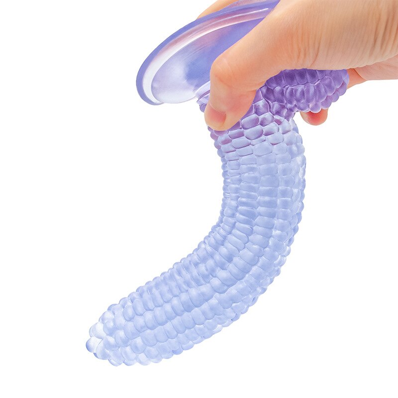 Realistic Silicone Corn Dildo Anal Plug Suction Cup Vegetable Dildo Sex Toys for Women Vaginal Massager G-Spot Masturbator Good