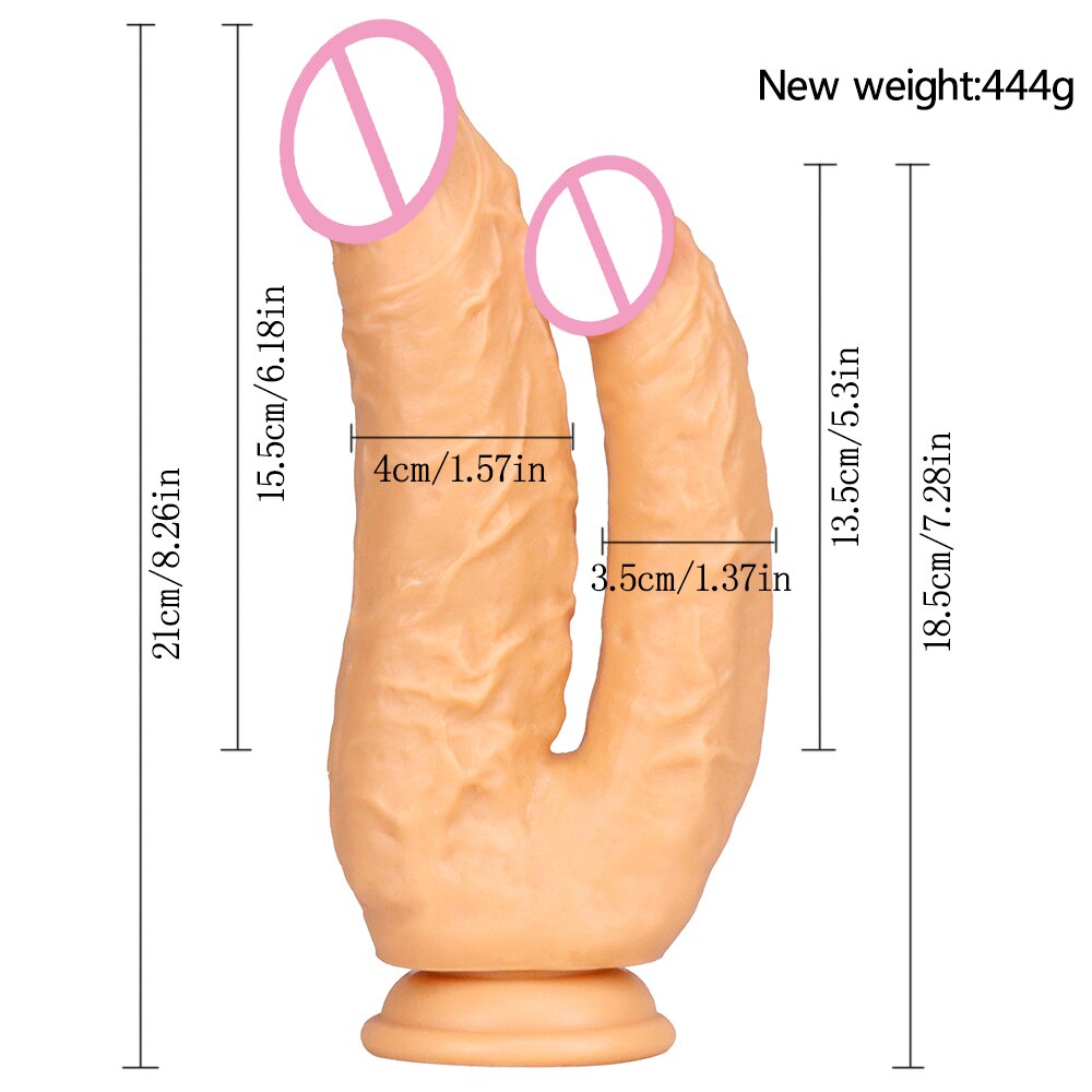 ดูดถ้วยคู่ Dildo Femme Sexshop Buttplug เลสเบี้ยน Jouet Sexuel สำหรับผู้ใหญ่ Sextoy อวัยวะเพศชายเกย์พระเจ้า Gode เร้าอารมณ์ Dick Anal Consolador