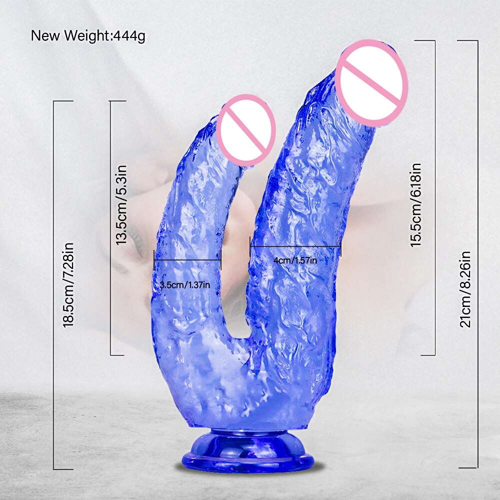 ดูดถ้วยคู่ Dildo Femme Sexshop Buttplug เลสเบี้ยน Jouet Sexuel สำหรับผู้ใหญ่ Sextoy อวัยวะเพศชายเกย์พระเจ้า Gode เร้าอารมณ์ Dick Anal Consolador