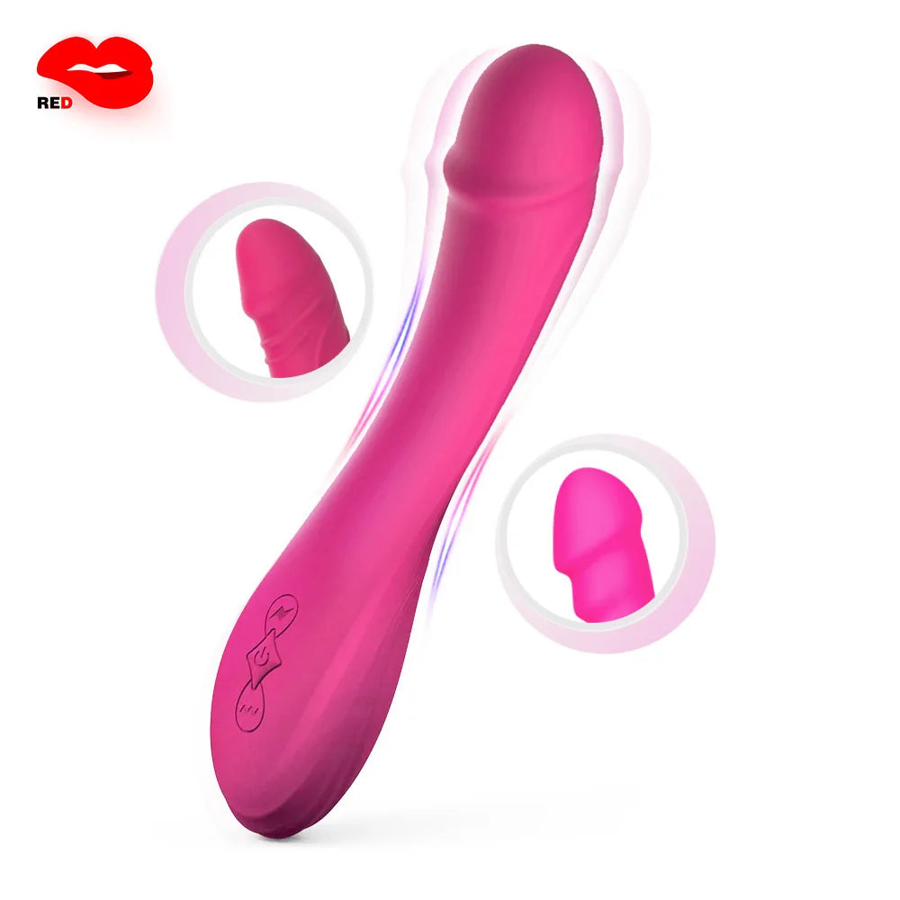 Dildo Vibrator for Women Clit Stimulator Silicone G Spot Vaginal Anal Vibrator Female Masturbator Adult Sex Toy for Women