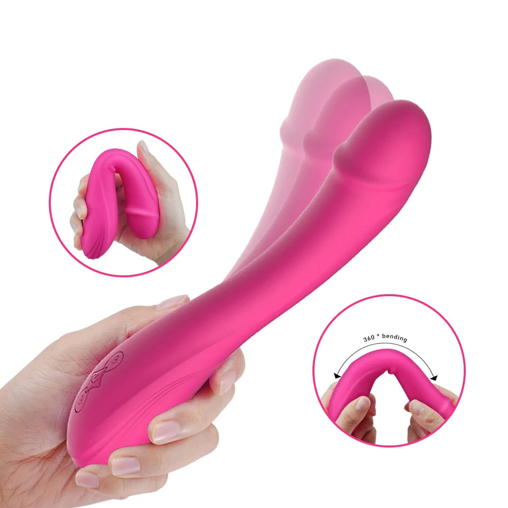 Dildo Vibrator for Women Clit Stimulator Silicone G Spot Vaginal Anal Vibrator Female Masturbator Adult Sex Toy for Women