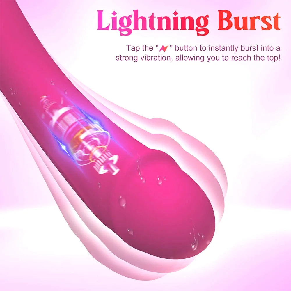 Dildo Vibrator for Women Clit Stimulator Silicone G Spot Vaginal Anal Vibrator Female Masturbator Adult Sex Toy for Women