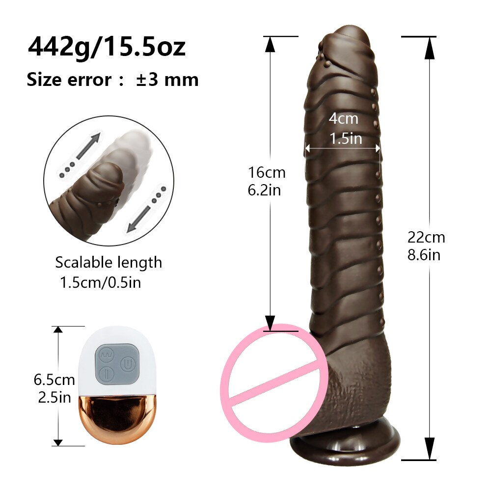 Soft Remote Control Dildo Vibrator Sex Toy for Women Couple Large Realistic Anal Penis Female Masturbation Adult Sex Shop
