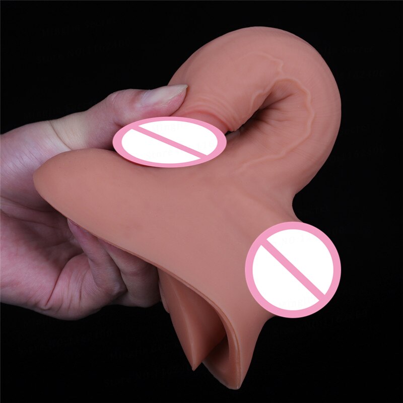 New Female Urination Standing Silicone Dildo Pants Penis Sleeve Adult Sex Toys for Men Women Lesbians