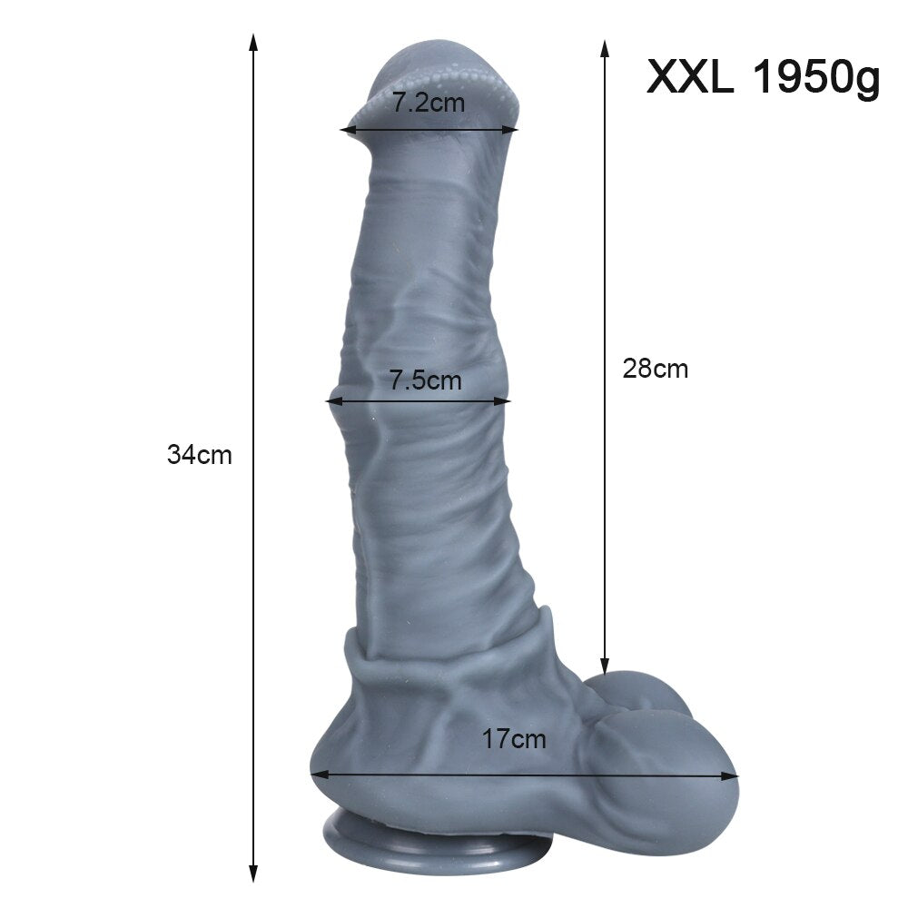 Dildo ม้าซิลิโคนยักษ์. สัตว์สมจริง. อวัยวะเพศชาย. การขยายทวารหนัก. ที่เสียบตูด. เซ็กซ์ทอย. ชายและหญิง masturbaters. ช่องคลอด18