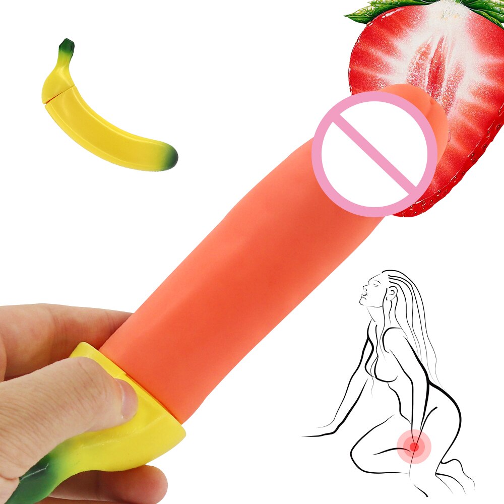 Sexy Banana Penis Spray Water April Fools Spoof Bachelor Party Hen Party Supplies Sex Toys for Women Men Realistic Dildo