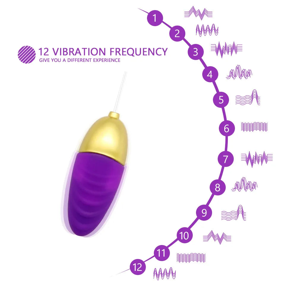 Waterproof Vibrators for Woman Remote Control Egg Vibrator Strong Vibration G-Spot Massager Sex Toys for Women Sex Shop
